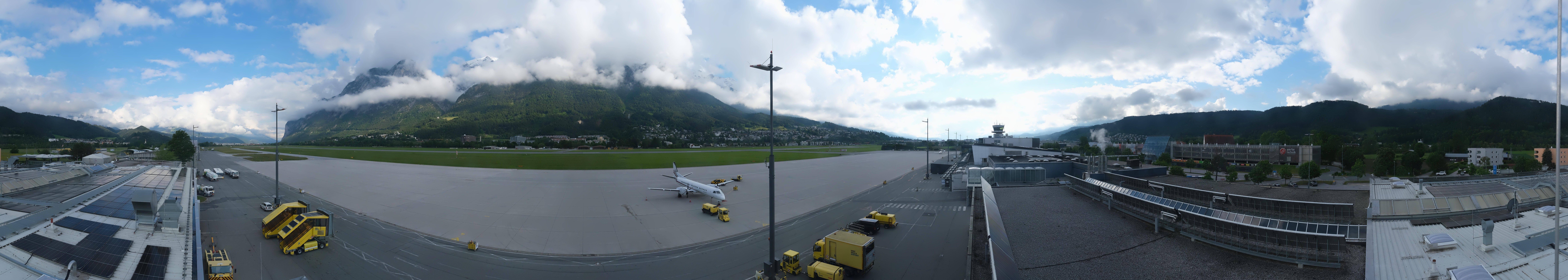 Archived image Webcam Airport Innsbruck Panorama
