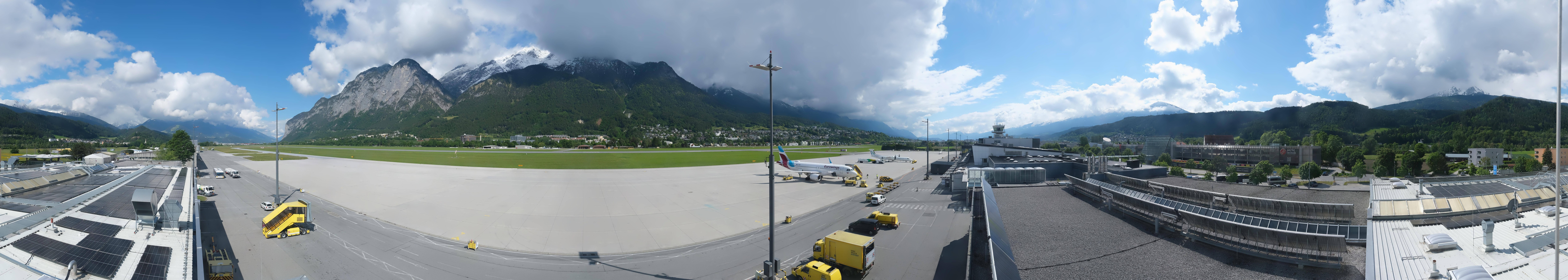 Archived image Webcam Airport Innsbruck Panorama