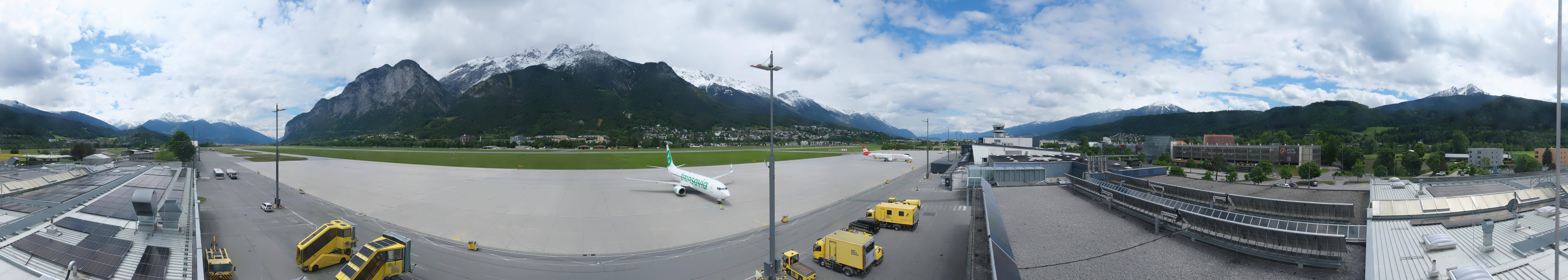 Archived image Webcam Airport Innsbruck Panorama