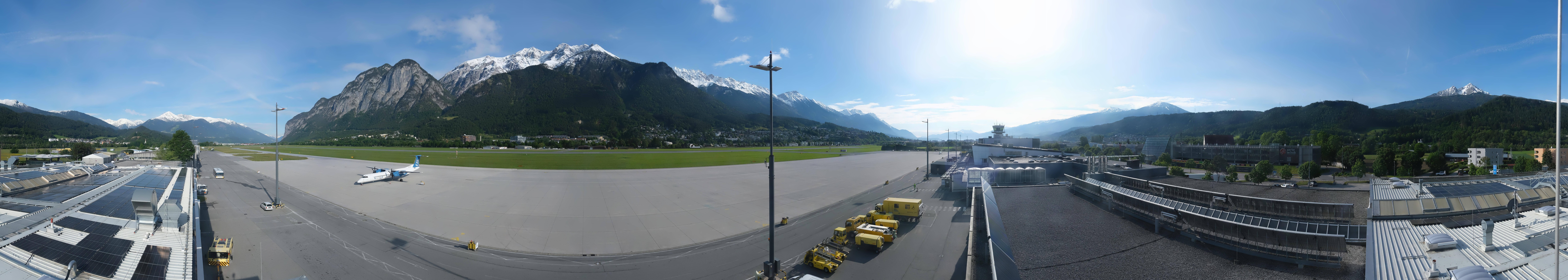Archiv Foto Webcam Panorama Innsbruck Flughafen