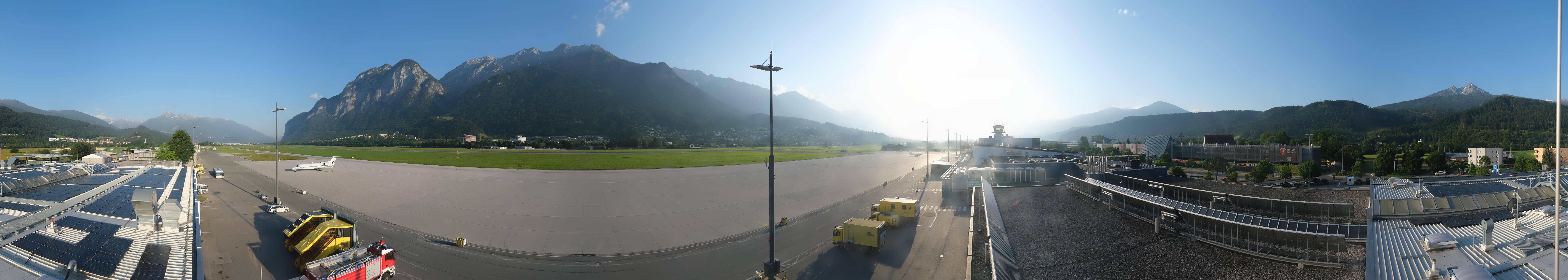 Archiv Foto Webcam Panorama Innsbruck Flughafen