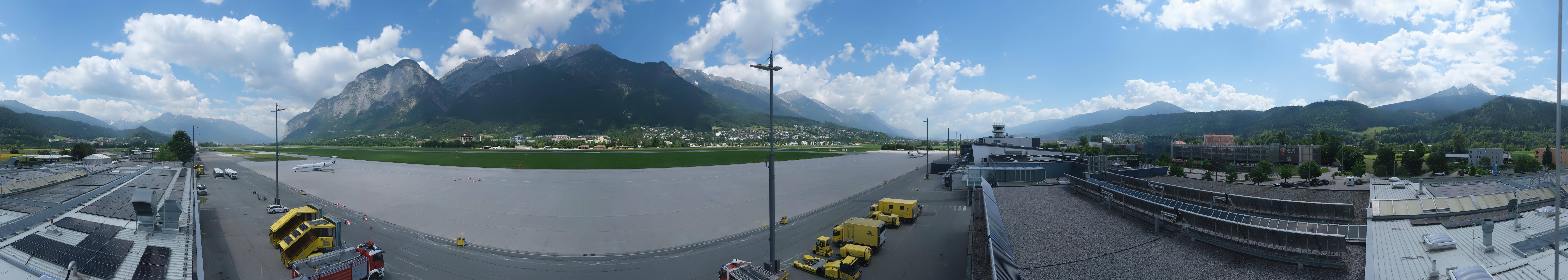 Archiv Foto Webcam Panorama Innsbruck Flughafen