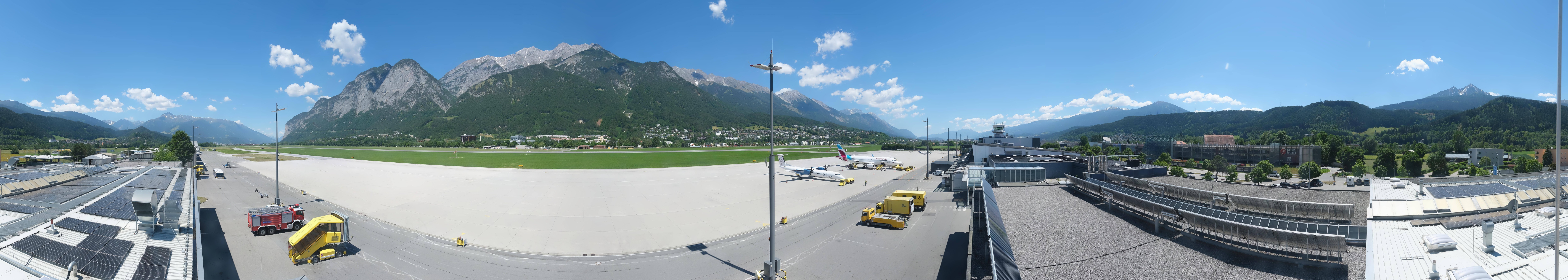Archived image Webcam Airport Innsbruck Panorama