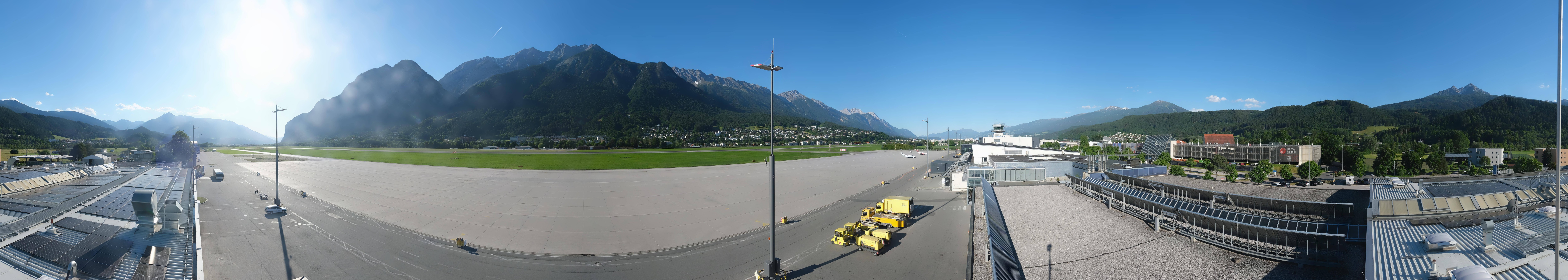 Archiv Foto Webcam Panorama Innsbruck Flughafen