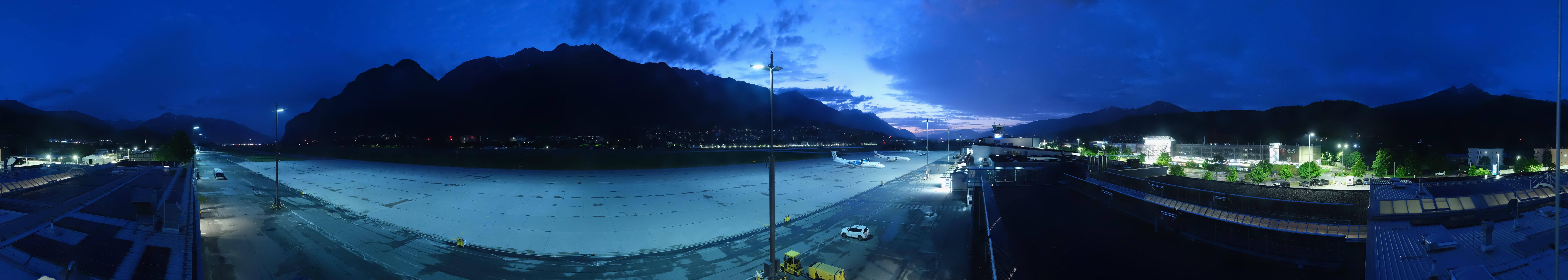 Archived image Webcam Airport Innsbruck Panorama