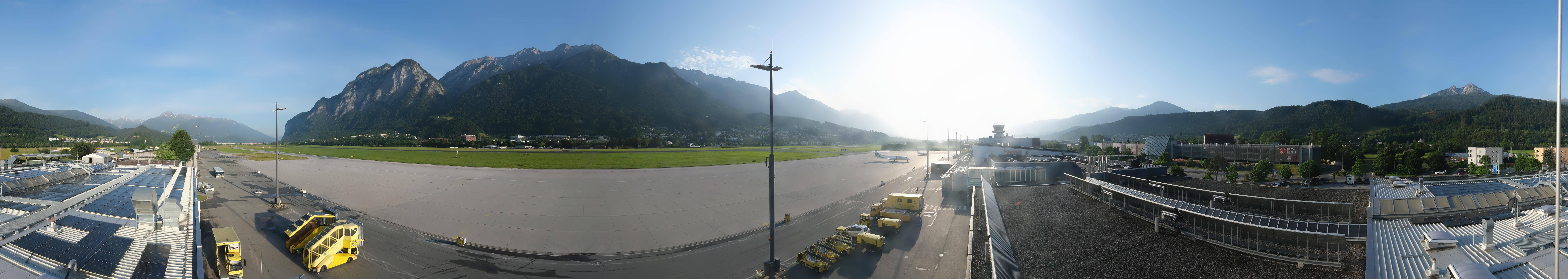 Archived image Webcam Airport Innsbruck Panorama