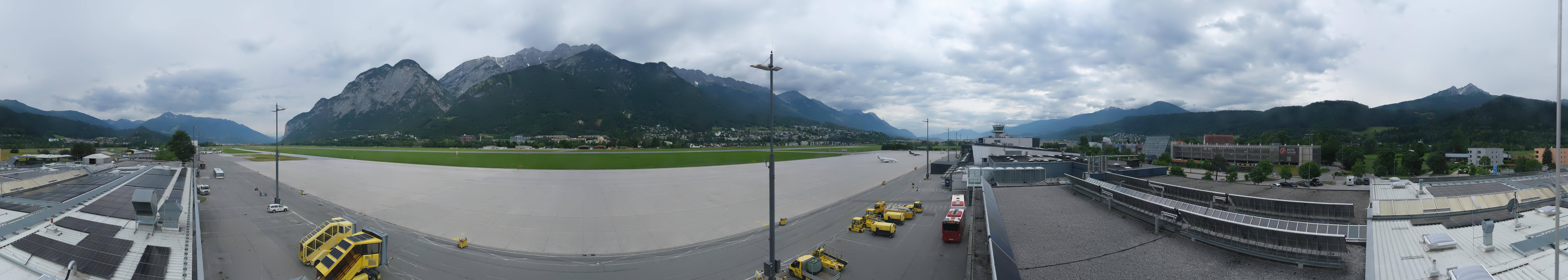 Archived image Webcam Airport Innsbruck Panorama