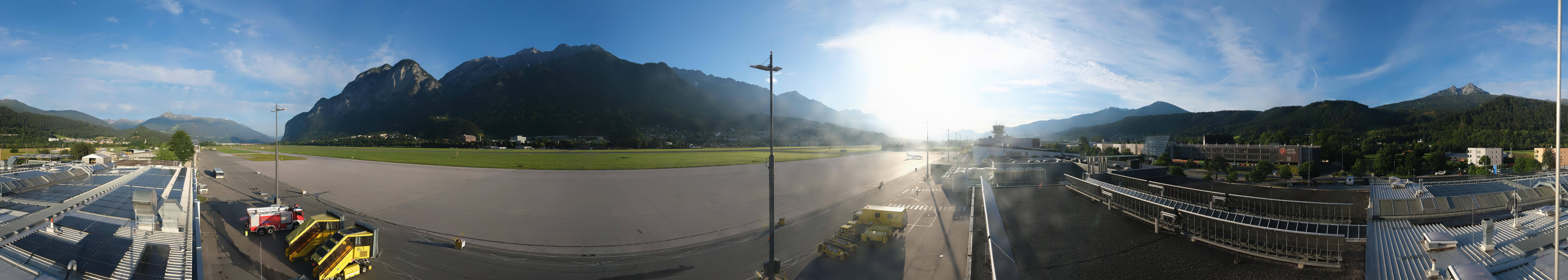 Archiv Foto Webcam Panorama Innsbruck Flughafen