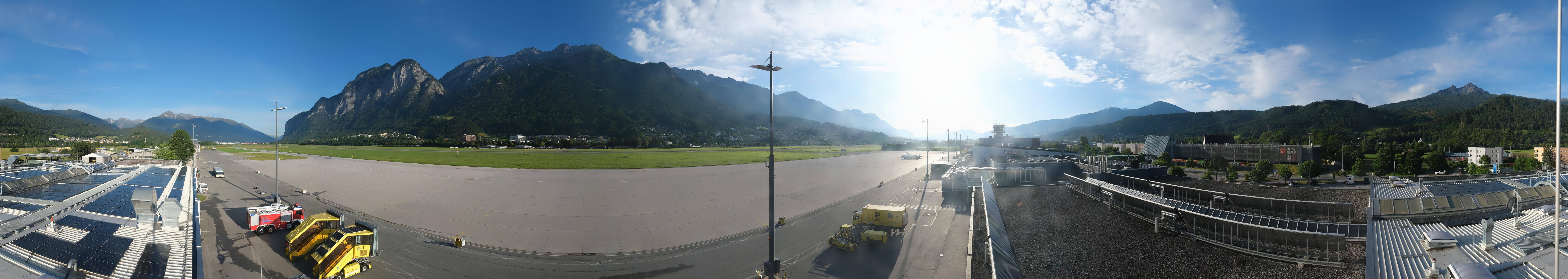 Archiv Foto Webcam Panorama Innsbruck Flughafen