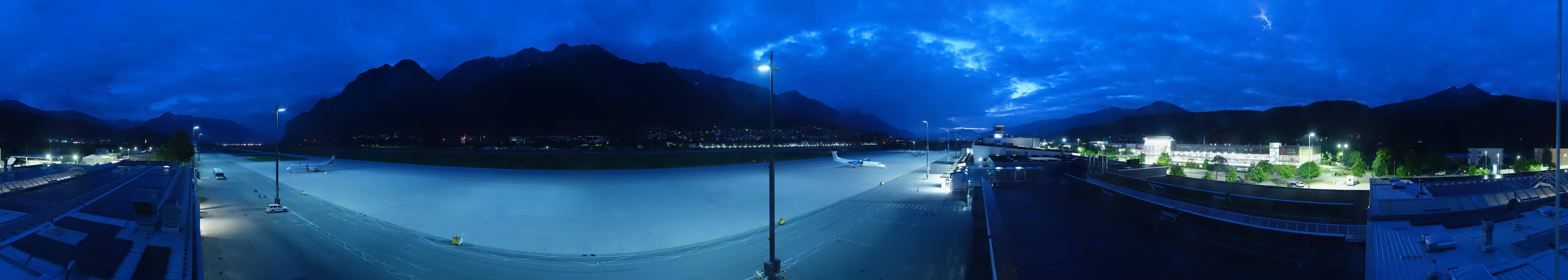 Archived image Webcam Airport Innsbruck Panorama