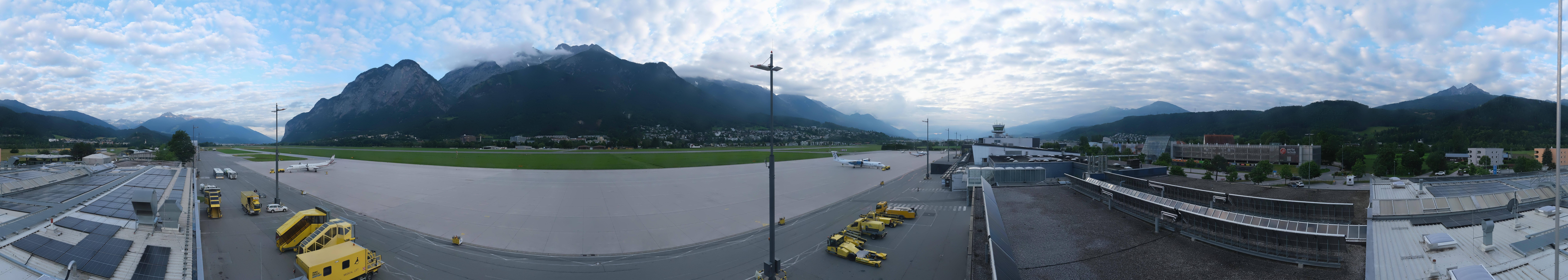 Archived image Webcam Airport Innsbruck Panorama
