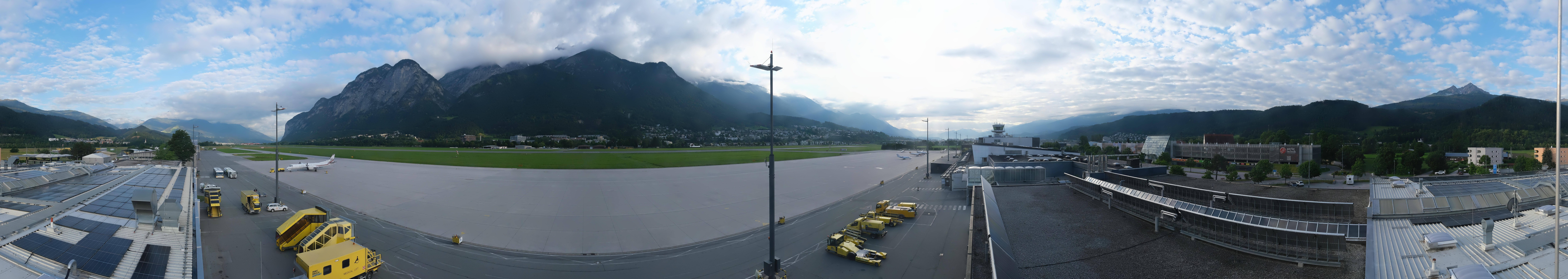 Archived image Webcam Airport Innsbruck Panorama