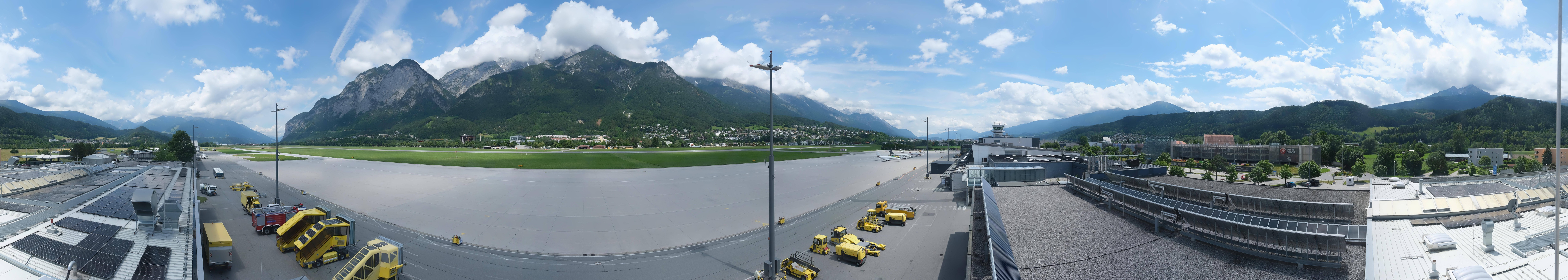 Archiv Foto Webcam Panorama Innsbruck Flughafen