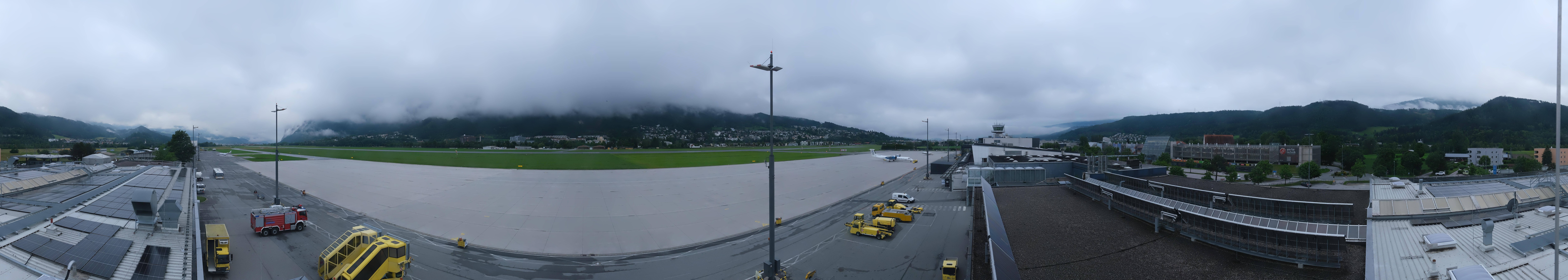 Archived image Webcam Airport Innsbruck Panorama