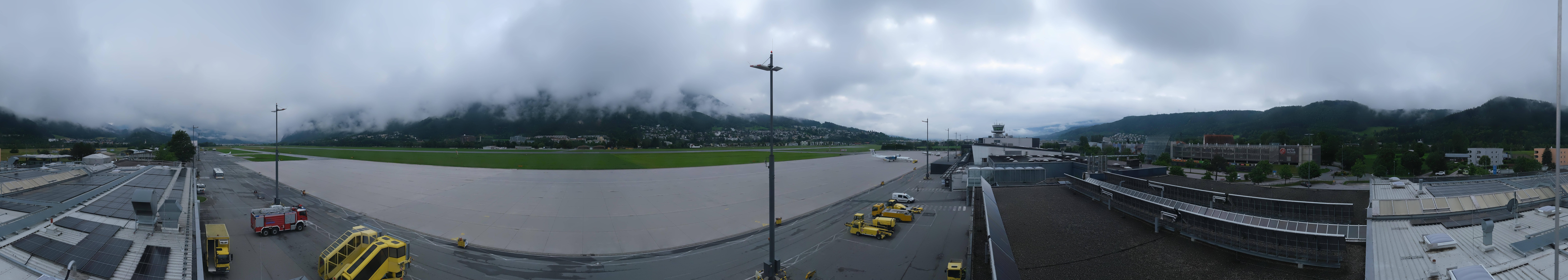 Archived image Webcam Airport Innsbruck Panorama