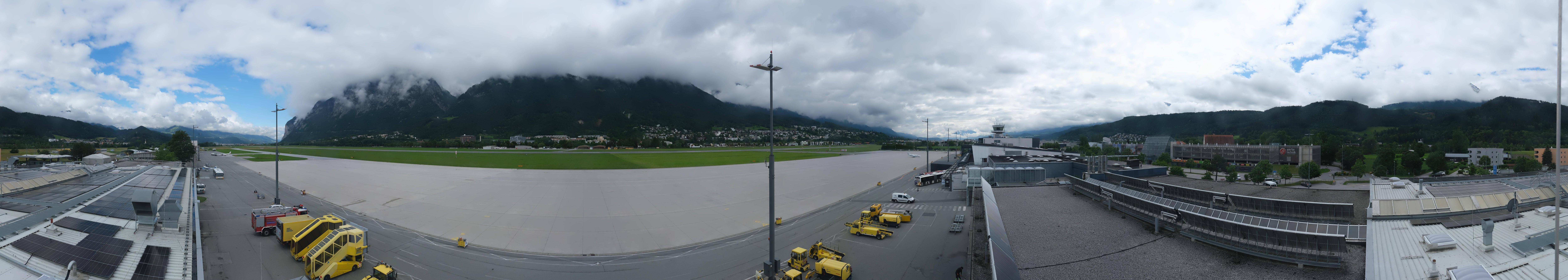 Archived image Webcam Airport Innsbruck Panorama