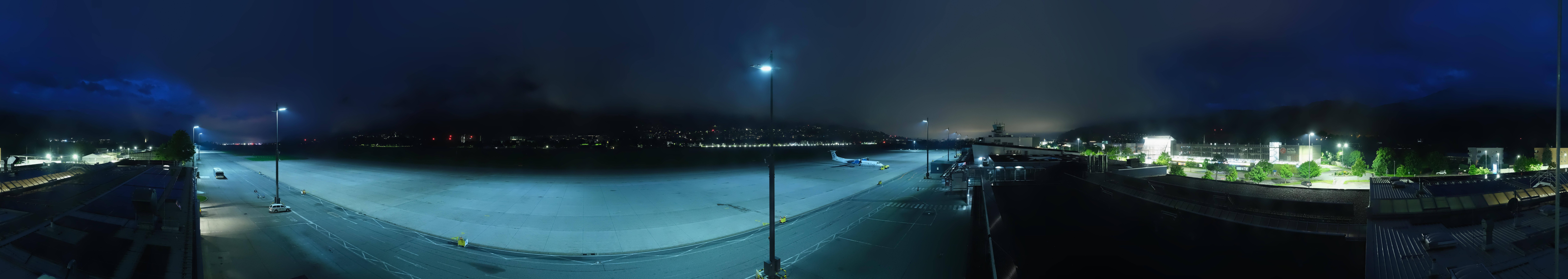 Archived image Webcam Airport Innsbruck Panorama