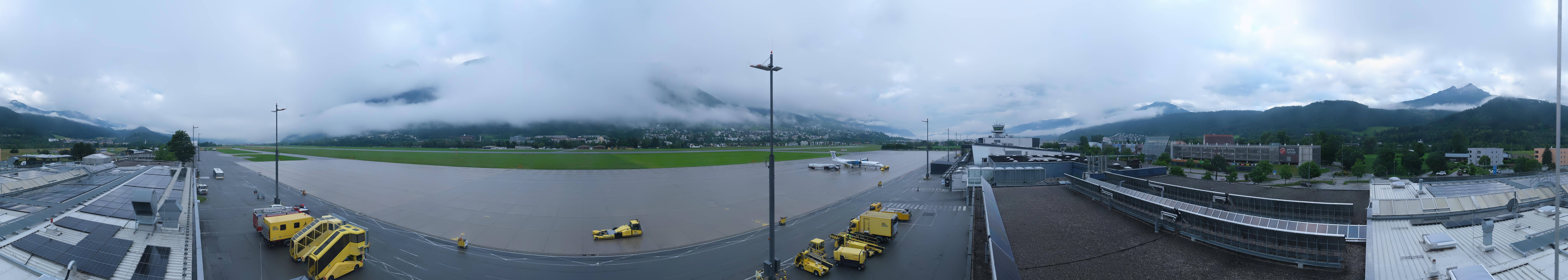 Archived image Webcam Airport Innsbruck Panorama