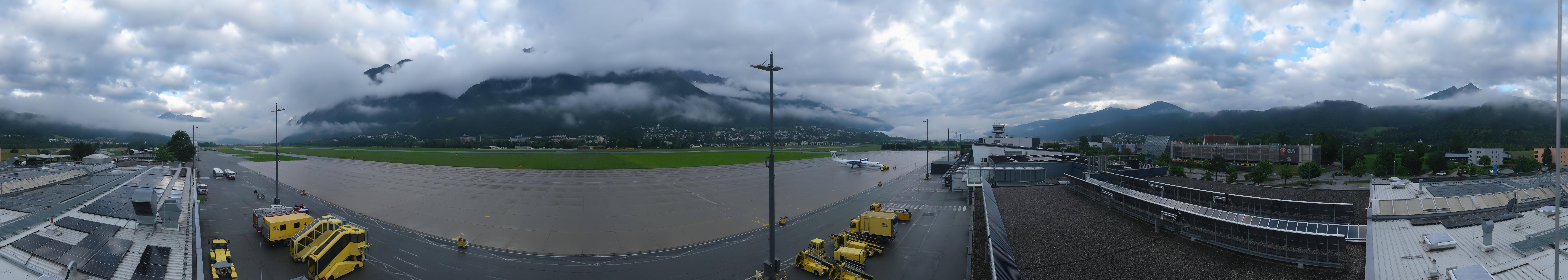Archived image Webcam Airport Innsbruck Panorama
