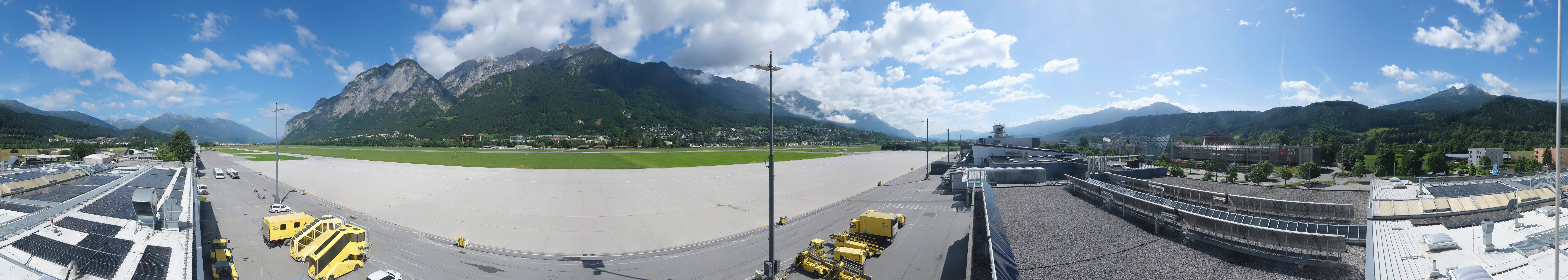 Archived image Webcam Airport Innsbruck Panorama