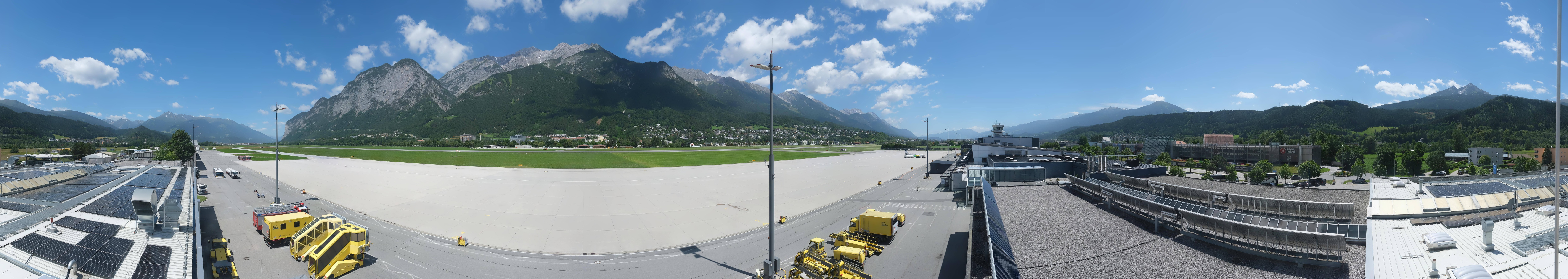 Archived image Webcam Airport Innsbruck Panorama