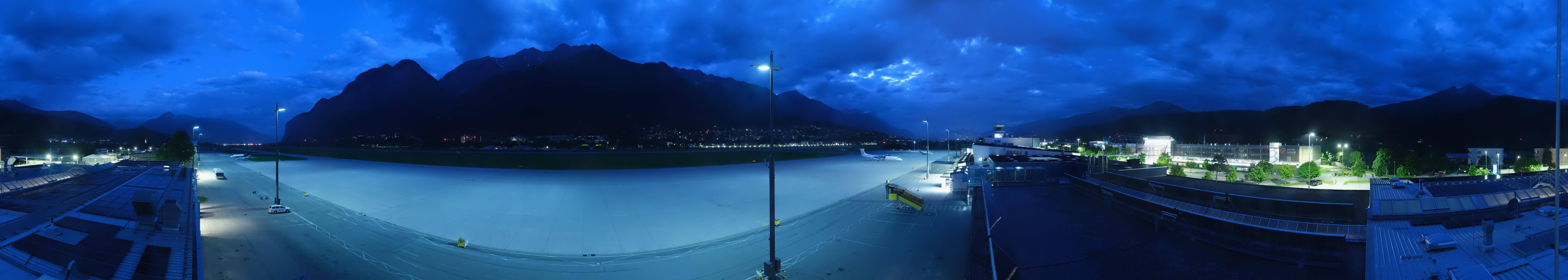 Archived image Webcam Airport Innsbruck Panorama