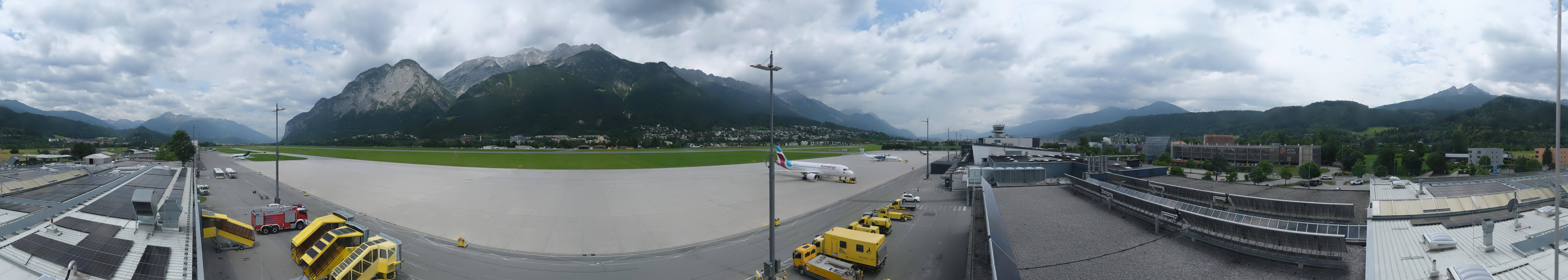 Archiv Foto Webcam Panorama Innsbruck Flughafen