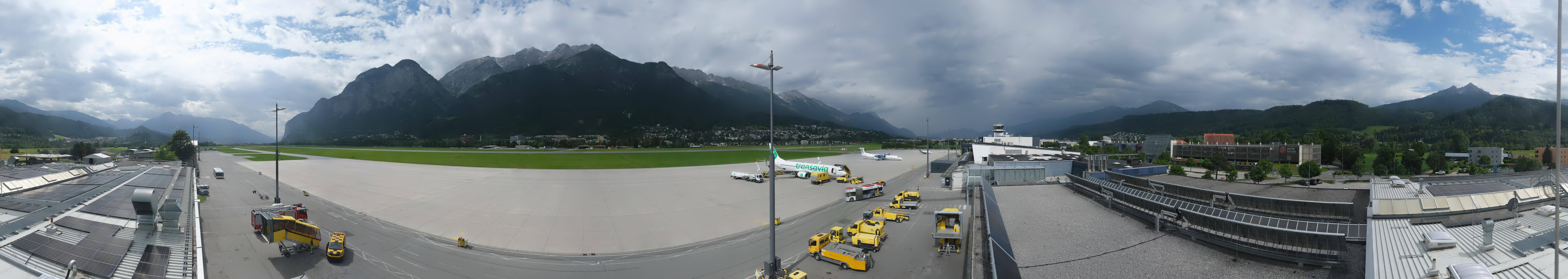 Archiv Foto Webcam Panorama Innsbruck Flughafen