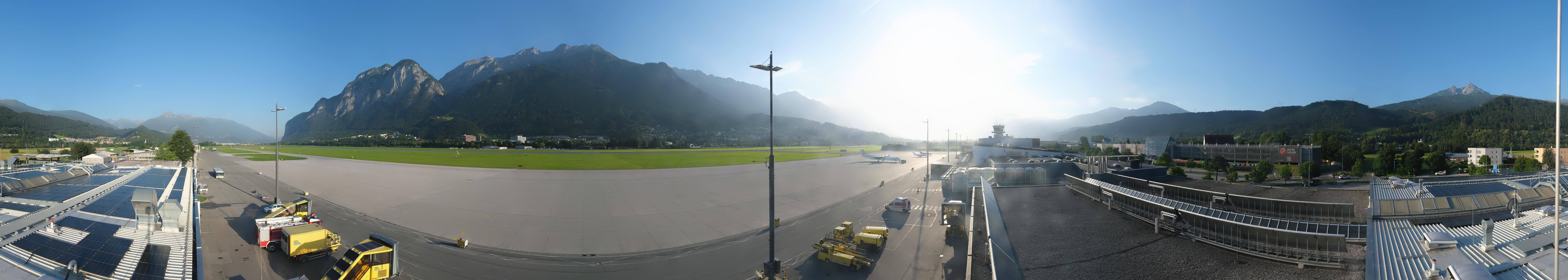 Archiv Foto Webcam Panorama Innsbruck Flughafen
