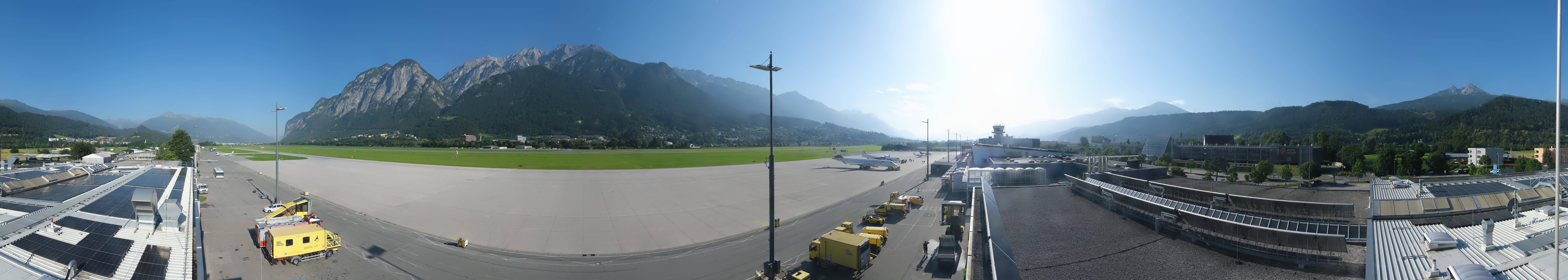 Archiv Foto Webcam Panorama Innsbruck Flughafen