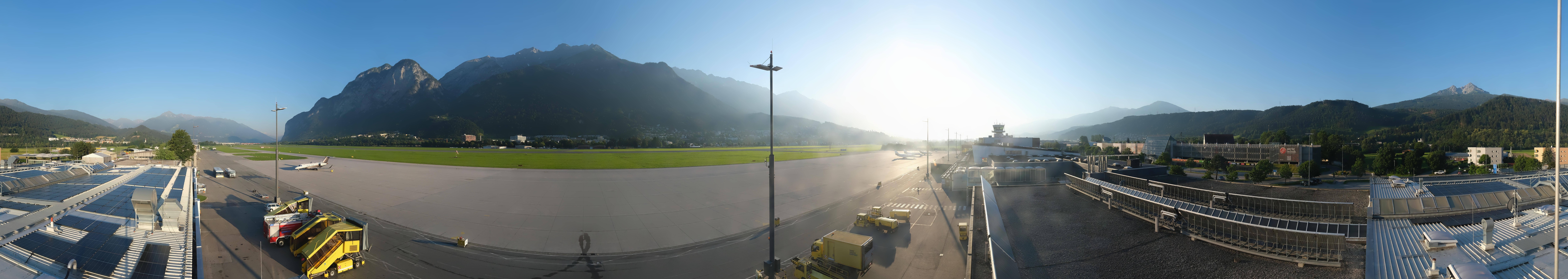 Archived image Webcam Airport Innsbruck Panorama