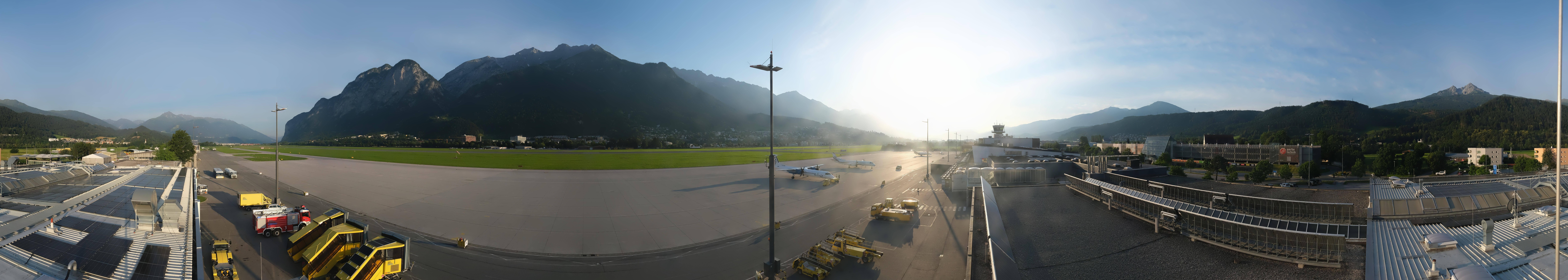 Archiv Foto Webcam Panorama Innsbruck Flughafen