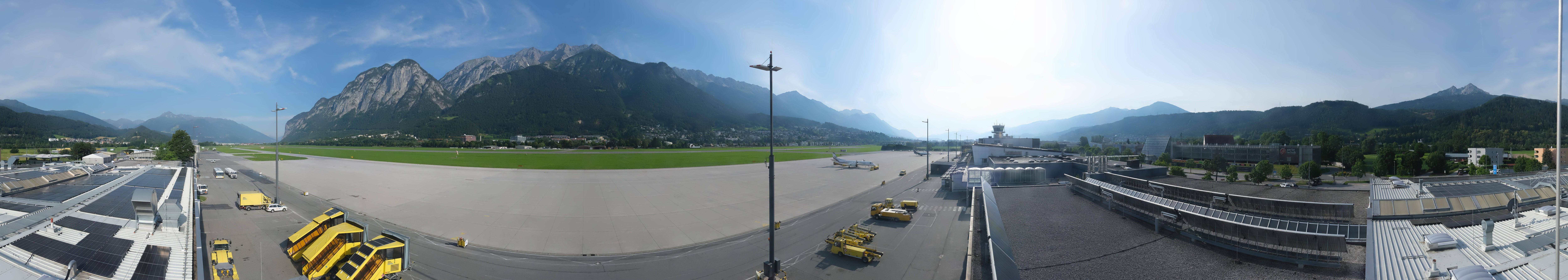 Archiv Foto Webcam Panorama Innsbruck Flughafen