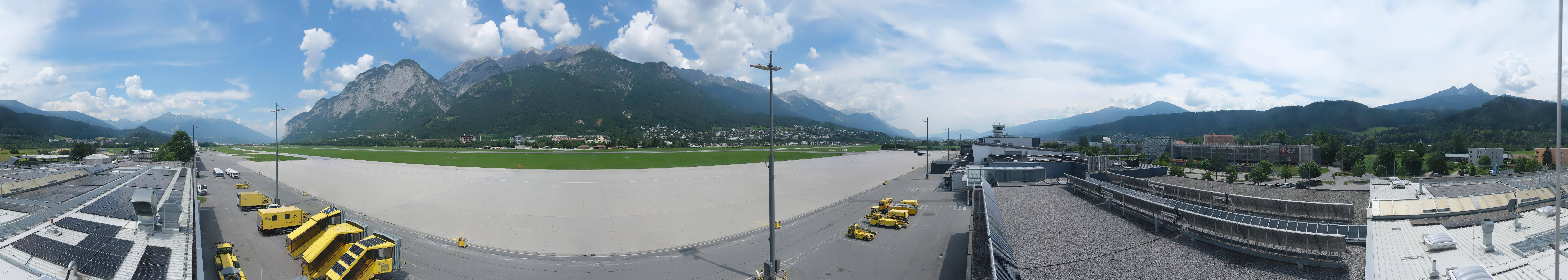 Archiv Foto Webcam Panorama Innsbruck Flughafen