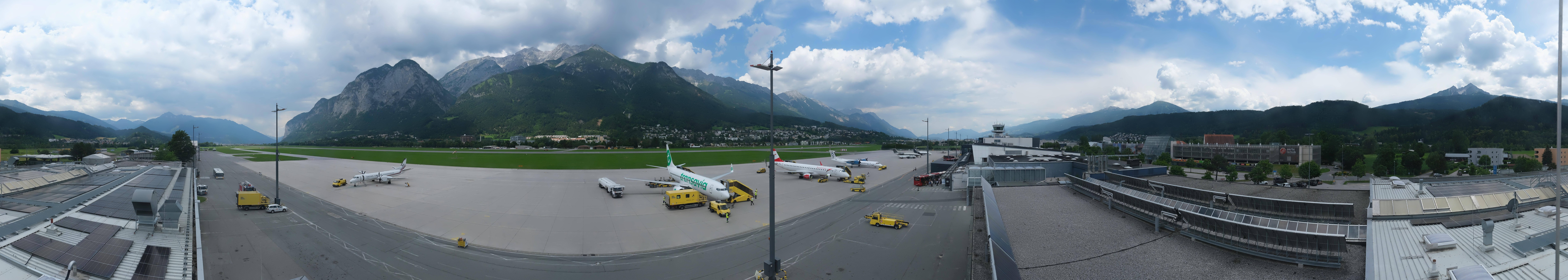 Archiv Foto Webcam Panorama Innsbruck Flughafen
