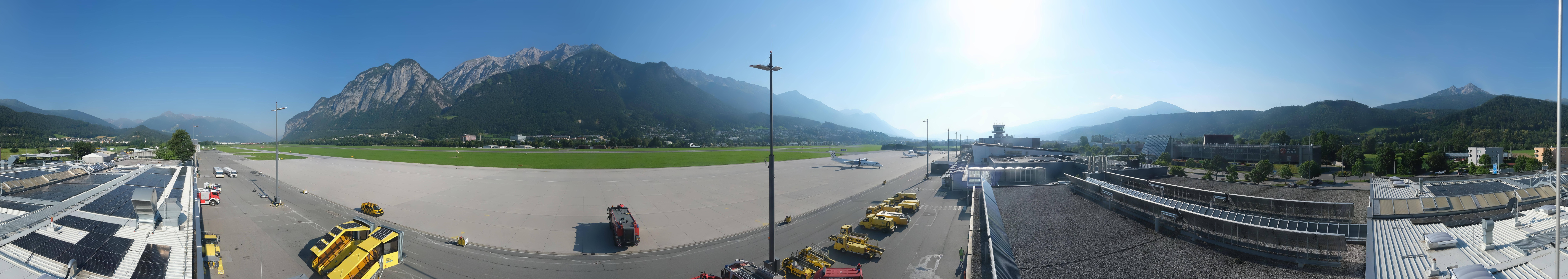 Archiv Foto Webcam Panorama Innsbruck Flughafen