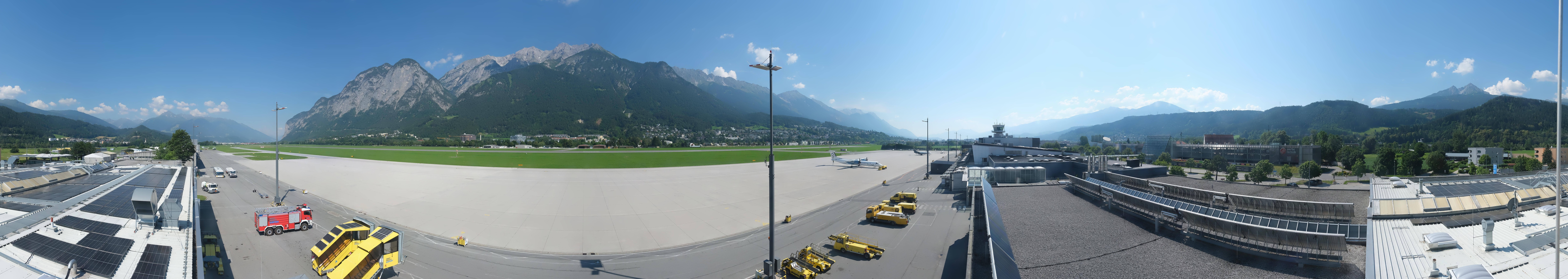 Archiv Foto Webcam Panorama Innsbruck Flughafen