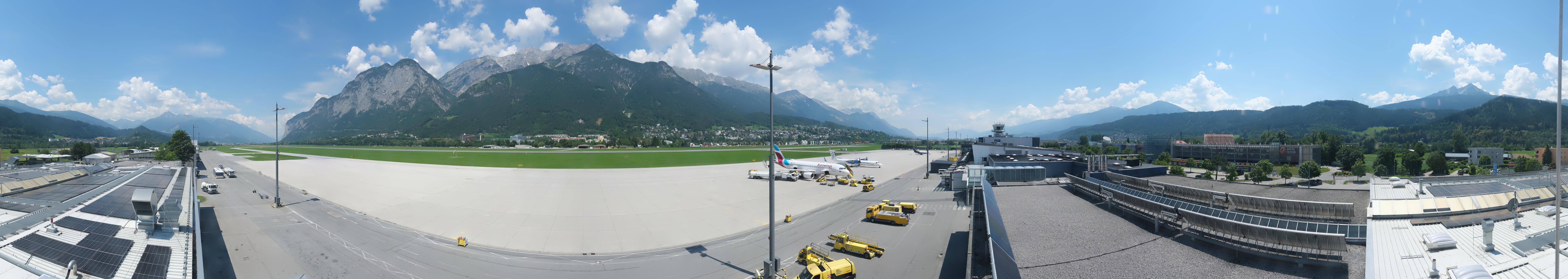 Archiv Foto Webcam Panorama Innsbruck Flughafen
