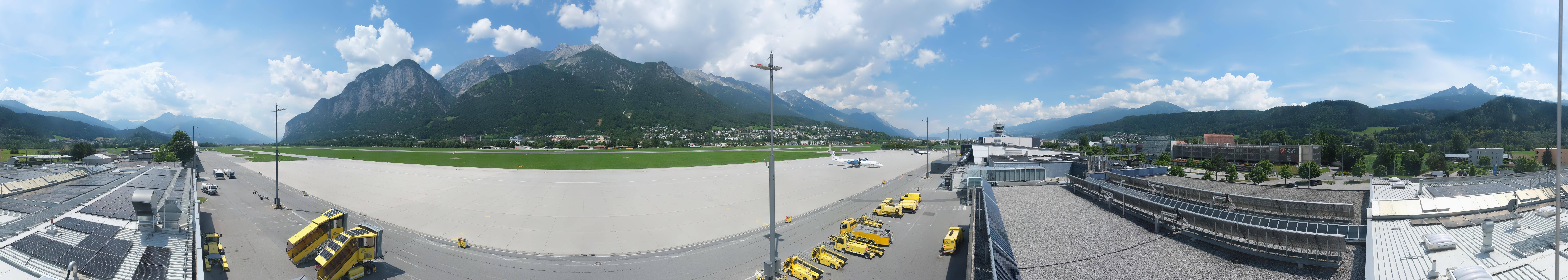 Archiv Foto Webcam Panorama Innsbruck Flughafen
