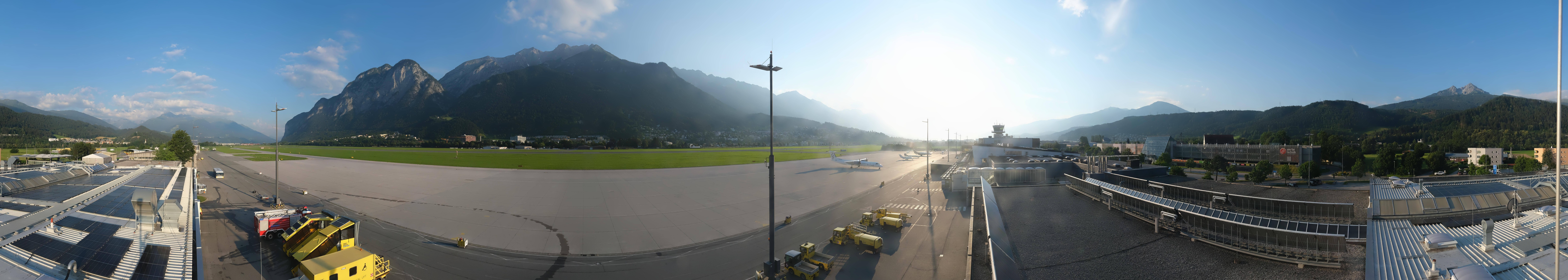 Archiv Foto Webcam Panorama Innsbruck Flughafen