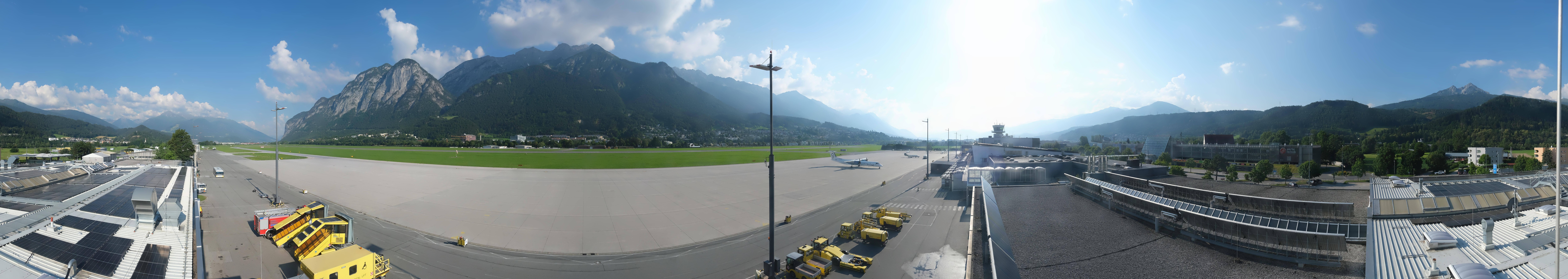 Archiv Foto Webcam Panorama Innsbruck Flughafen