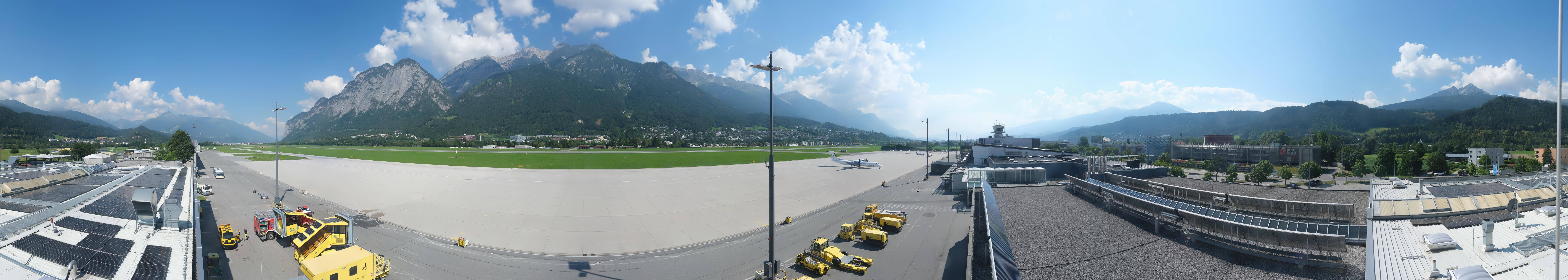 Archived image Webcam Airport Innsbruck Panorama