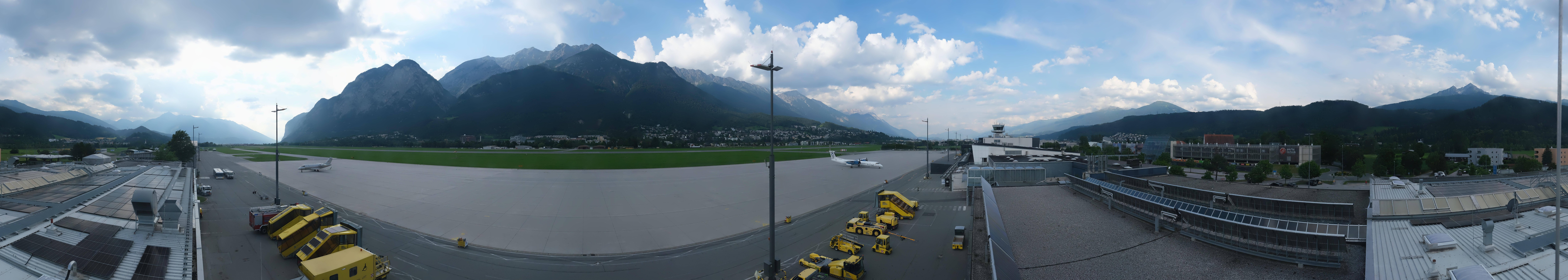 Archived image Webcam Airport Innsbruck Panorama