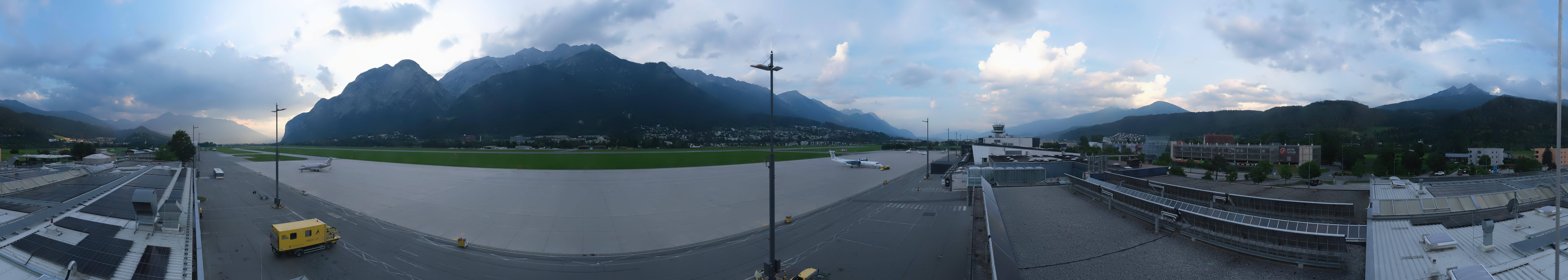 Archived image Webcam Airport Innsbruck Panorama