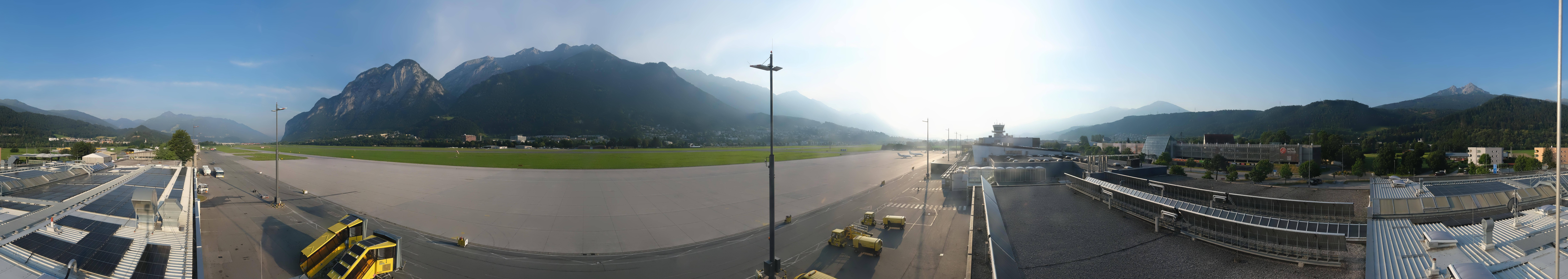 Archiv Foto Webcam Panorama Innsbruck Flughafen