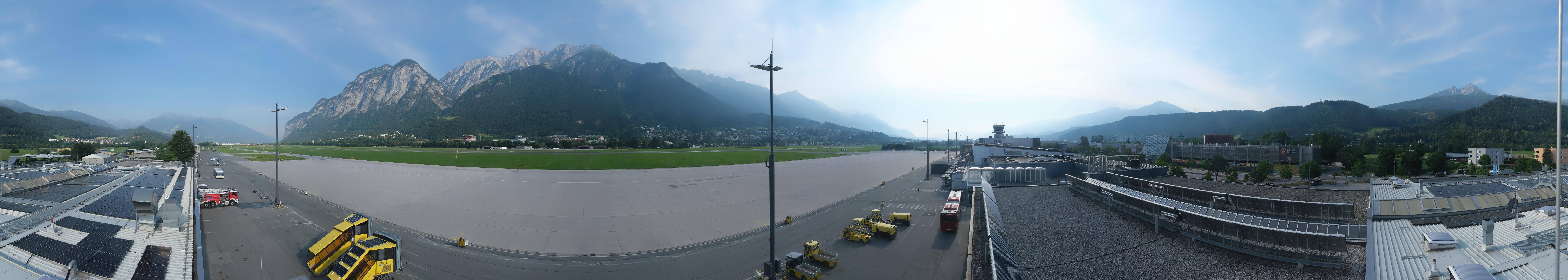Archiv Foto Webcam Panorama Innsbruck Flughafen