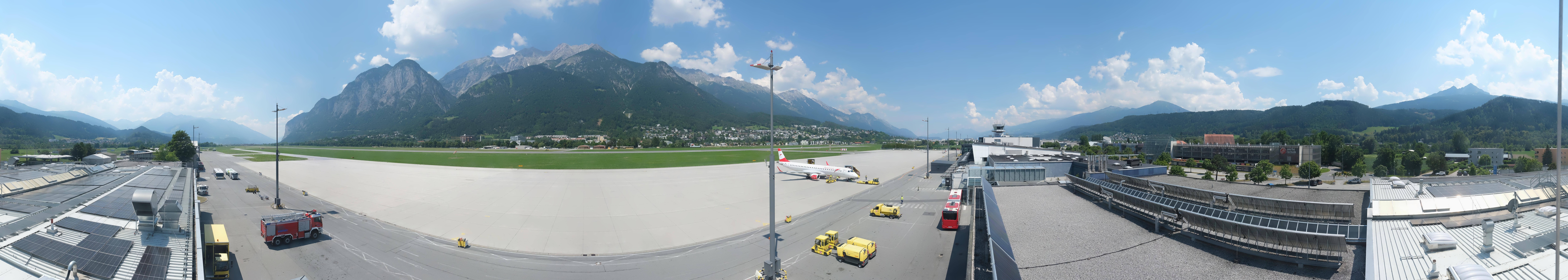 Archived image Webcam Airport Innsbruck Panorama