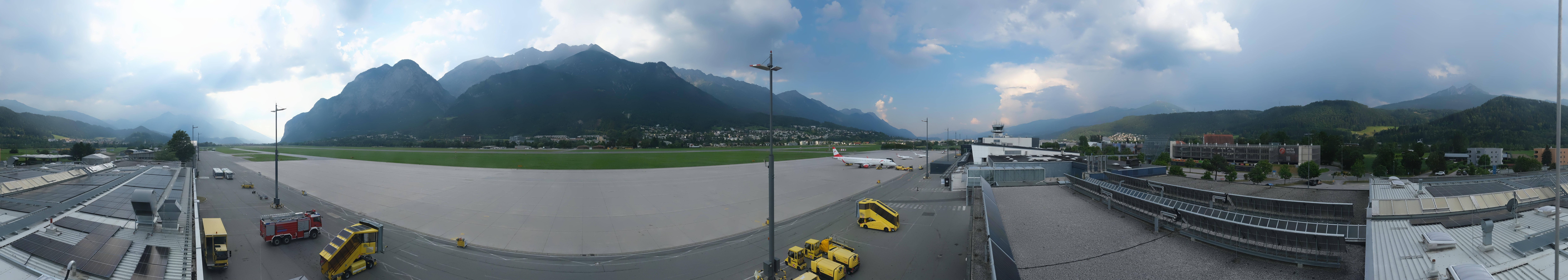 Archived image Webcam Airport Innsbruck Panorama
