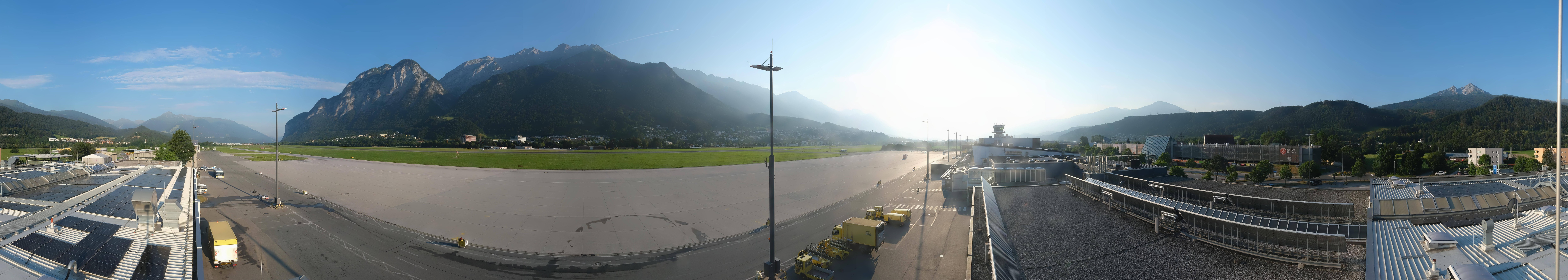 Archiv Foto Webcam Panorama Innsbruck Flughafen