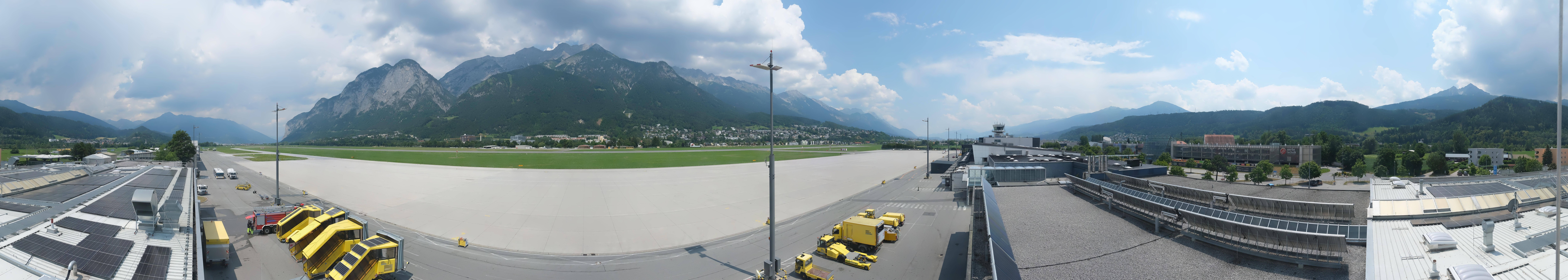 Archiv Foto Webcam Panorama Innsbruck Flughafen